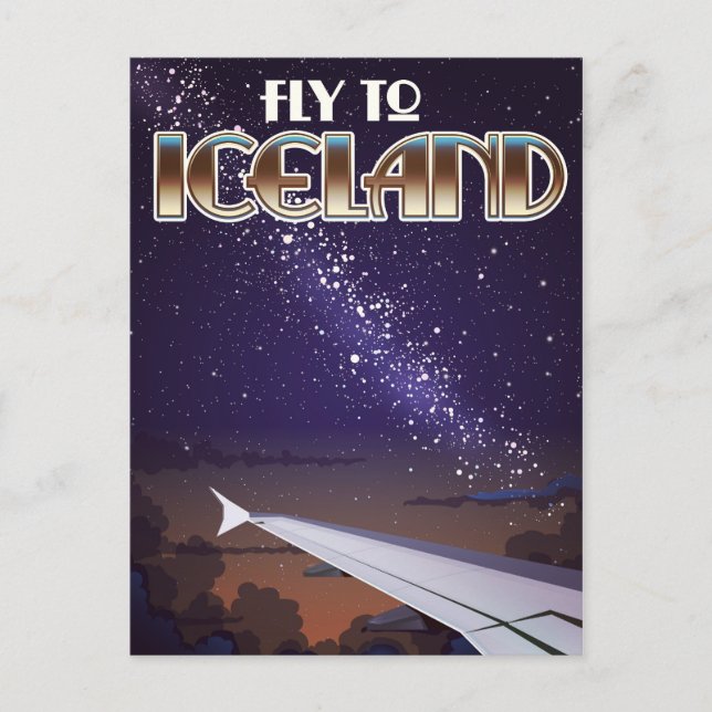 Carte Postale Affiche de combat en Islande (Devant)