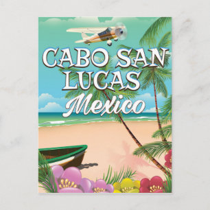 Carte Postale Affiche de la plage de Cabo San Lucas au Mexique