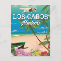 Affiche de la plage de Los Cabos au Mexique