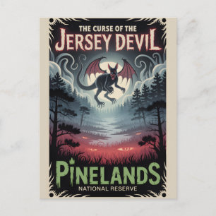 Carte Postale Affiche de la réserve nationale hantée de Pineland