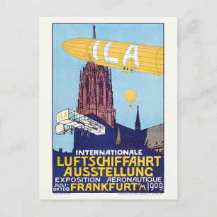 Carte Postale Affiche de l'Exposition aéronautique international