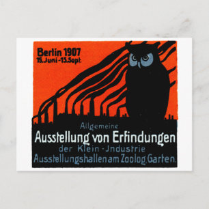Carte Postale Affiche de l'exposition de Berlin 1907