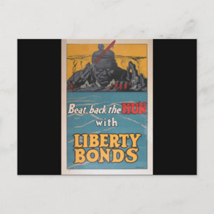 Carte Postale Affiche de propagande "Battez les cheveux" Premièr