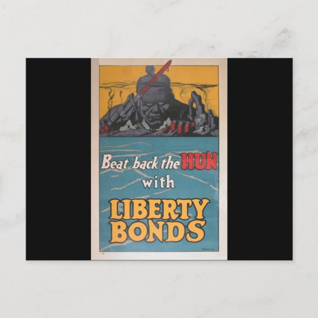 Carte Postale Affiche de propagande "Battez les cheveux" Premièr (Devant)