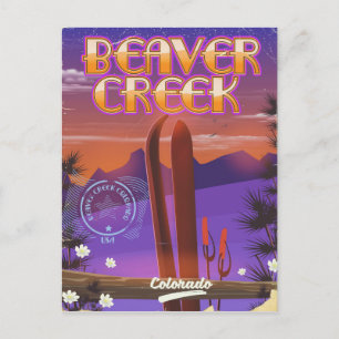 Carte Postale Affiche de ski de Beaver Creek Colorado