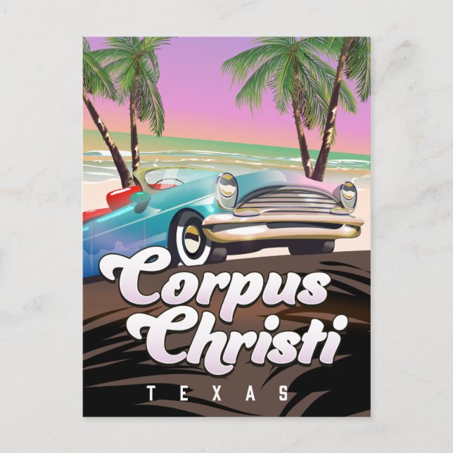 Carte Postale Affiche de vacances à Corpus Christi Texas (Devant)