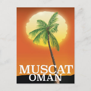 Carte Postale Affiche de vacances à Mascate Oman
