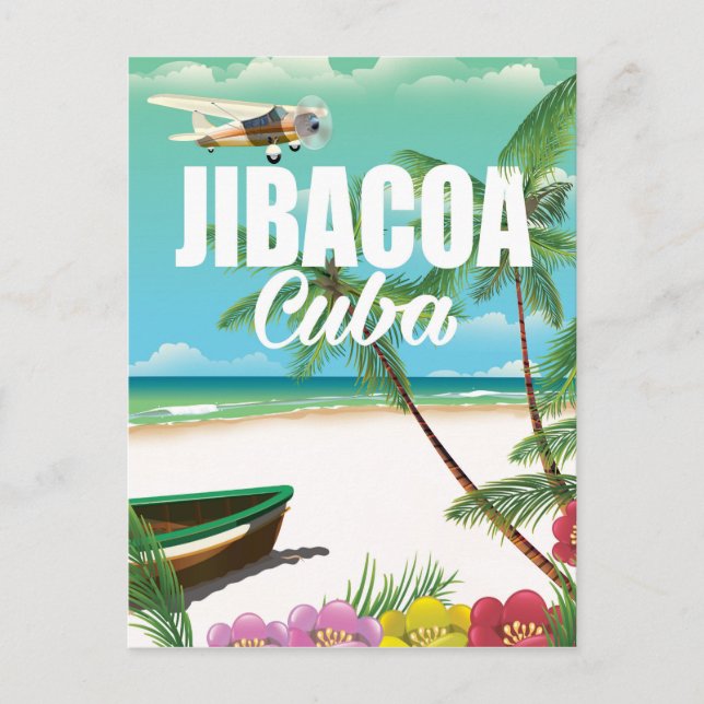 Carte Postale Affiche de vacances de la plage de Jibacoa (Devant)
