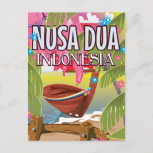 Carte Postale Affiche de voyage à Nusa Dua Indonésie
