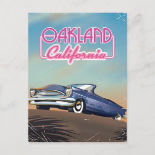 Carte Postale Affiche de voyage à Oakland Californie