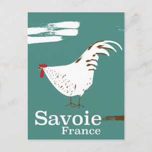 Carte Postale Affiche de voyage Coq Savoie France