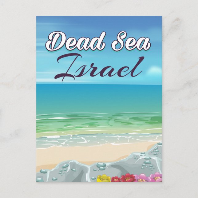 Carte Postale Affiche de voyage de Dead Sea Israel (Devant)