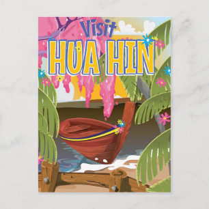 Carte Postale Affiche de voyage de Hua Hin Thaïlande