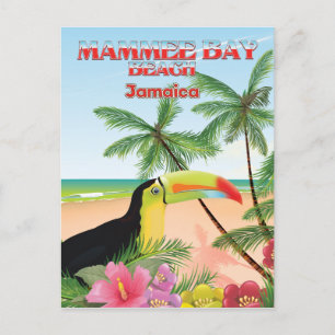Carte Postale Affiche de voyage de Mammee Bay Beach Jamaïque