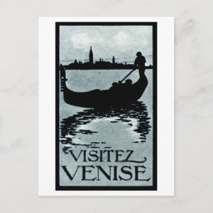 Carte Postale Affiche de voyage de Venise 1920