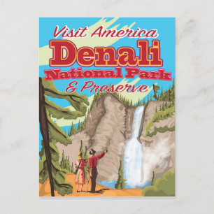 Carte Postale Affiche de voyage du Parc national et réserve de D