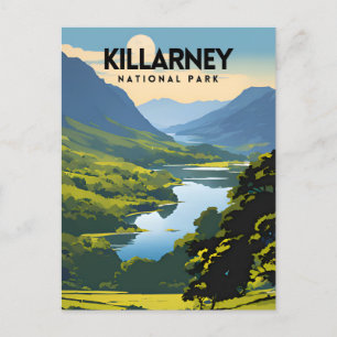 Carte Postale Affiche de voyage du parc national Killarney