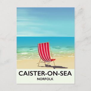 Carte Postale Affiche de voyage en mer de Caister-on-Sea