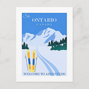 Carte Postale Affiche de voyage en Ontario, Canada