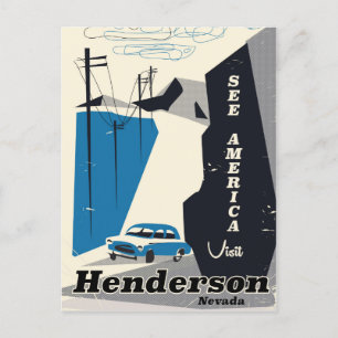Carte Postale Affiche de voyage Henderson Nevada USA