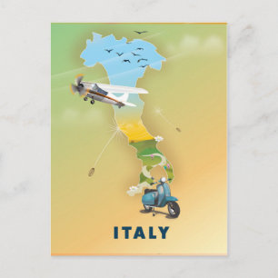 Carte Postale Affiche de voyage Italie.