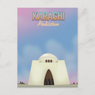 Carte Postale Affiche de voyage Karachi Pakistan