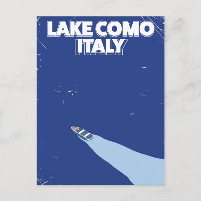 Carte Postale affiche de voyage lac de come italie (Devant)
