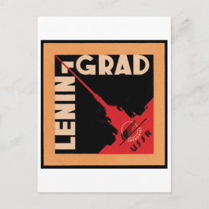 Carte Postale Affiche de voyage Leningrad