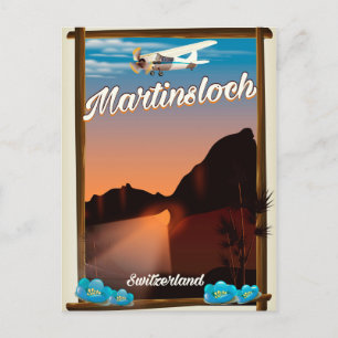 Carte Postale Affiche de voyage Martinsloch Suisse