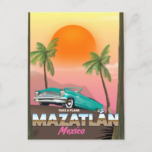 Carte Postale Affiche de voyage Mazatlán Mexique