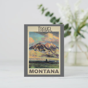 Carte Postale Affiche de voyage Montana,