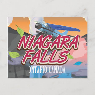 Carte Postale Affiche de voyage Niagara Falls Ontario Canada
