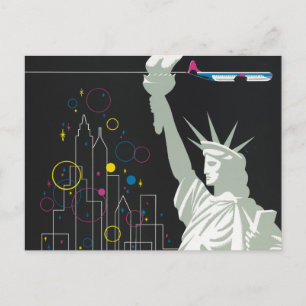 Carte Postale Affiche de voyage pour Northwest Airlines