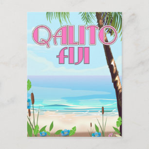 Carte Postale Affiche de voyage Qalito Fidji