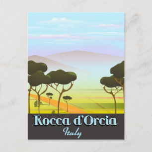 Carte Postale Affiche de voyage Rocca d'Orcia Italie