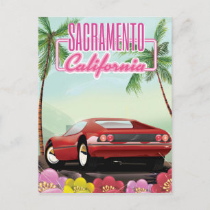 Carte Postale Affiche de voyage Sacramento Californie