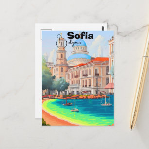 Carte Postale Affiche de voyage Sofia Affiche de Sofia Art mural