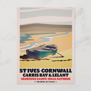 Carte Postale Affiche de voyage St Ives Cornwall