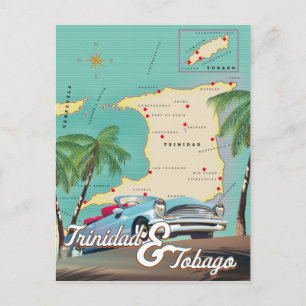 Carte Postale Affiche de voyage Trinité-et-Tobago