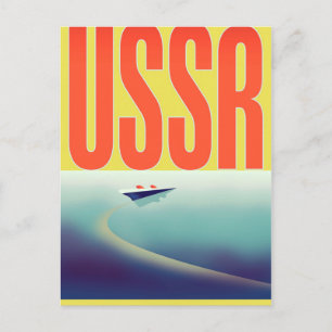 Carte Postale Affiche de voyage URSS soviétique