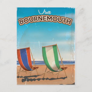 Carte Postale Affiche de voyage vintage Bournemouth