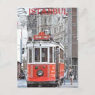 Carte Postale Affiche de voyage Vintage - Istanbul, Turquie 