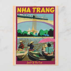 Carte Postale Affiche de voyage vintage Nha Trang