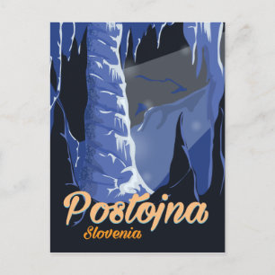 Carte Postale Affiche de voyage vintage Postojna Slovénie