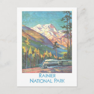 Carte Postale Affiche de voyage vintage pour le parc national Ra