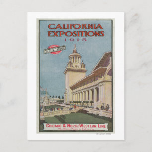 Carte Postale Affiche des expositions en Californie #2