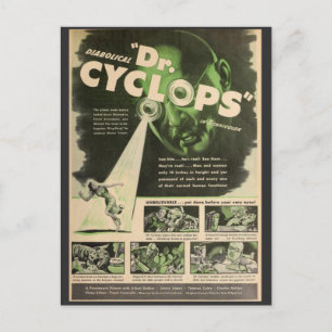 Carte Postale Affiche du film Dr. Cyclops