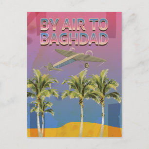 Carte Postale Affiche du Vintage voyage Air-Bagdad