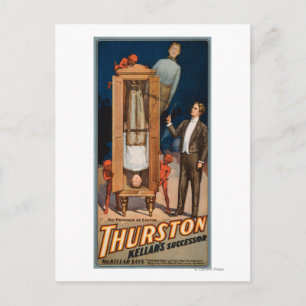 Carte Postale Affiche magique du successeur de Thurston Kellar