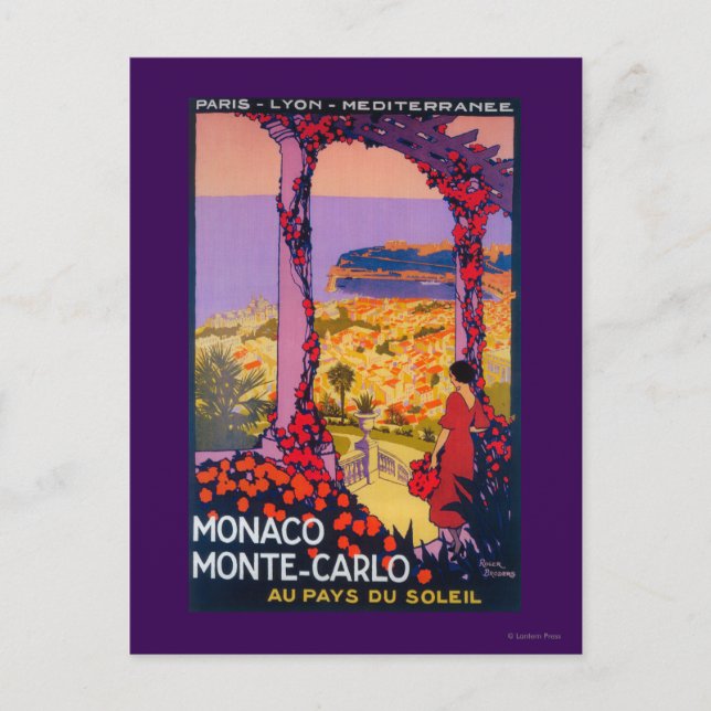 Carte Postale Affiche promotionnelle Voyage (Devant)